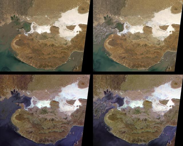 NASA image: Liquefaction Effects from the Bhuj earthquake