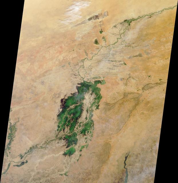NASA image: Where on Earth...? MISR Mystery Image Quiz #4:<br .>Mali, Africa