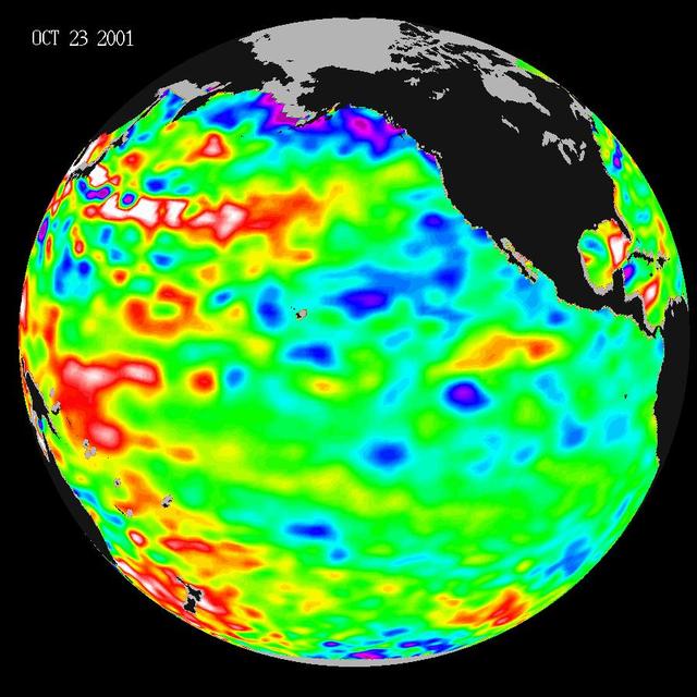 NASA image: Pacific Decadal Oscillation