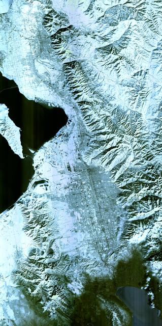 NASA image: Salt Lake City, Utah, Winter 2001