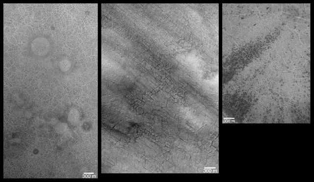 NASA image: Southern Hemisphere Polygonal Patterned Ground