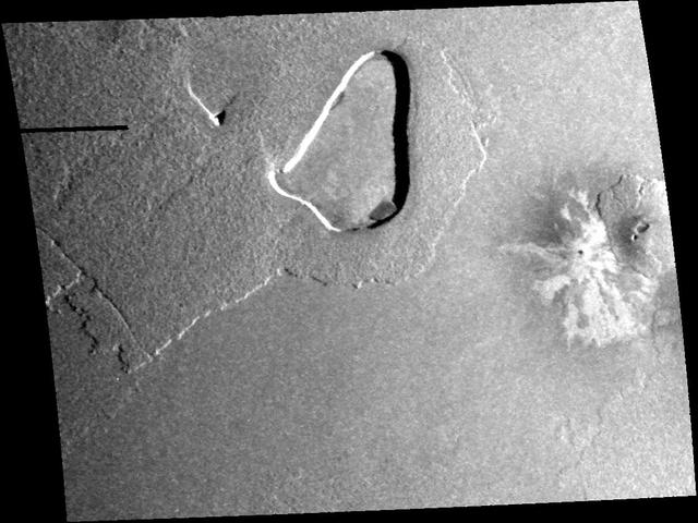 Volcanic Depression and Shield Volcano, Io