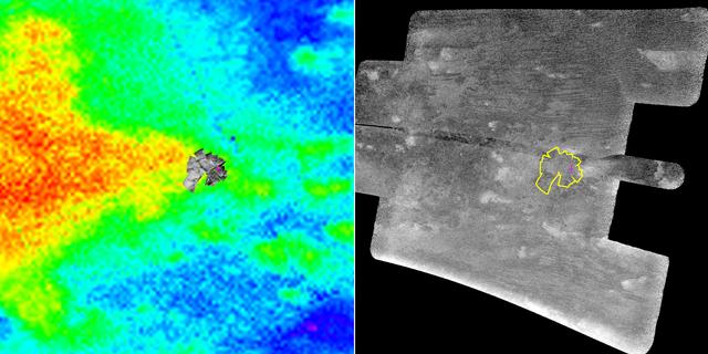 NASA image: Pinpointing Huygens Landing Site