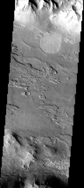 This landslide occurred in Coprates Chasma
