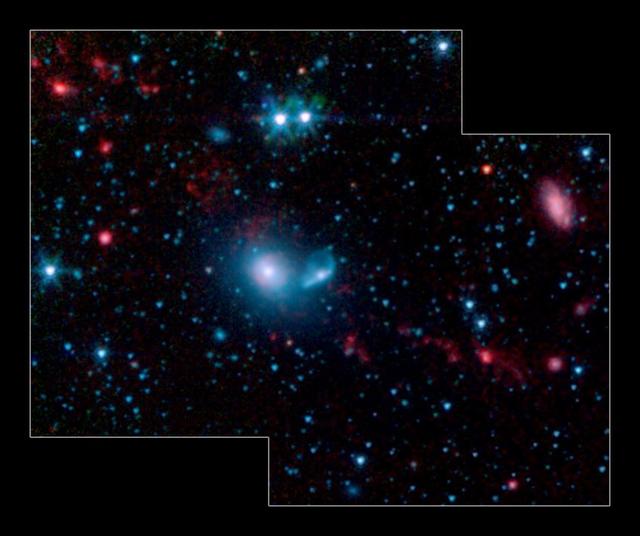 NASA image: Dwarf Galaxies Swimming in Tidal Tails