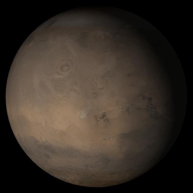 Mars at Ls 341°: Tharsis