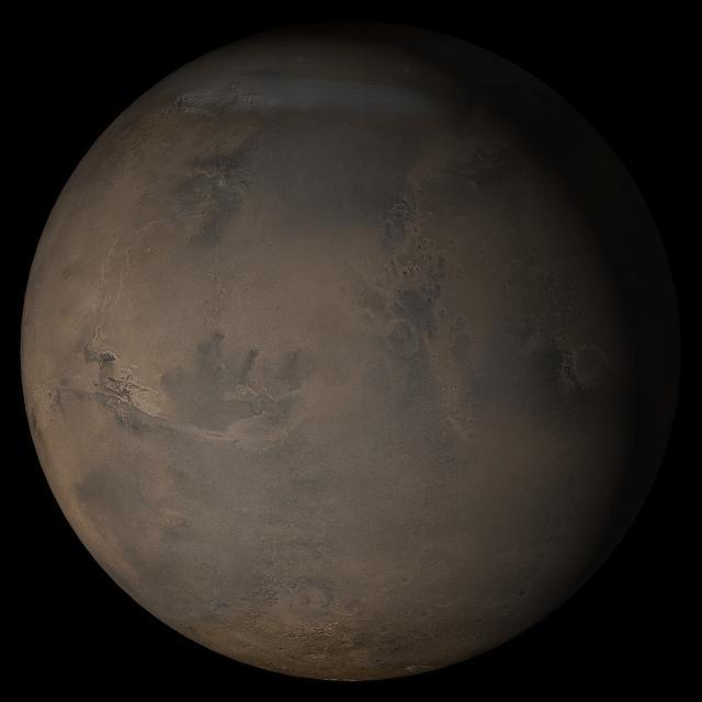 NASA image: Mars at Ls 341°: Acidalia/Mare Erythraeum
