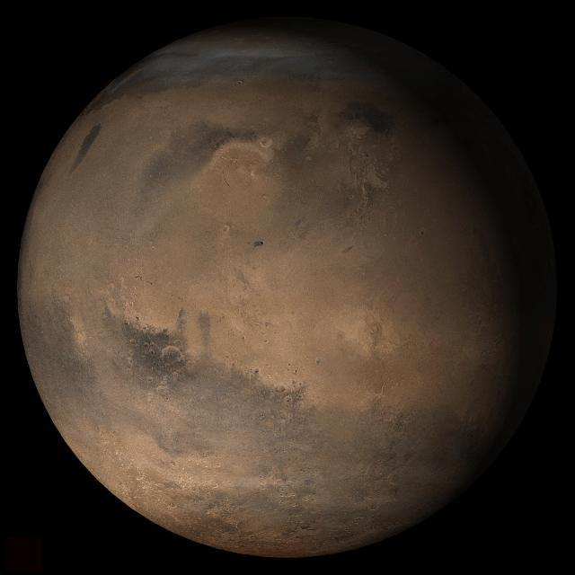 NASA image: Mars at Ls 357°: Elysium/Mare Cimmerium
