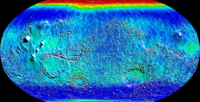 NASA image: Global Map of Thermal Neutrons