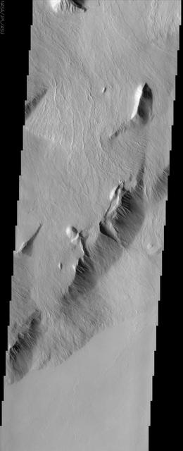 Southeastern Scarp of Olympus Mons
