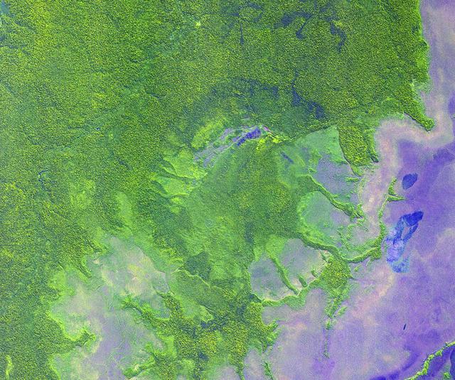 NASA image: Iturralde Crater, Bolivia