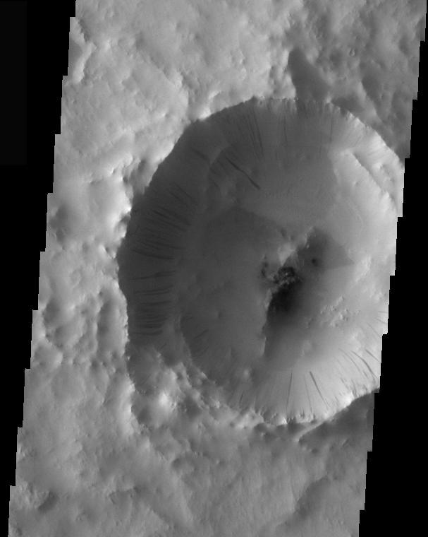 Tikhonravov Crater Dust Avalanches