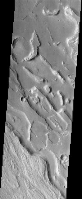NASA image: Ares Vallis Polygons
