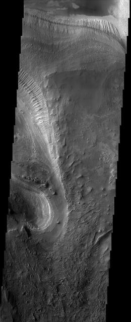NASA image: Melas Chasma Deposits