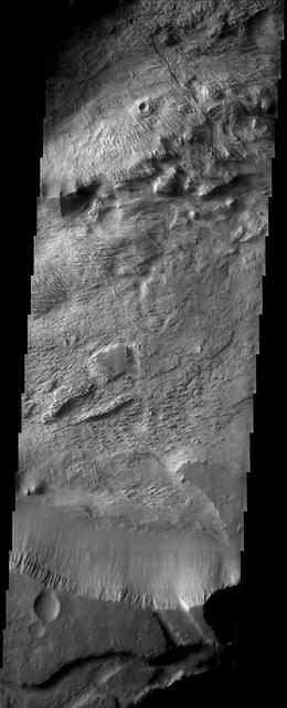 NASA image: Layered Deposits in Western Candor Chasma