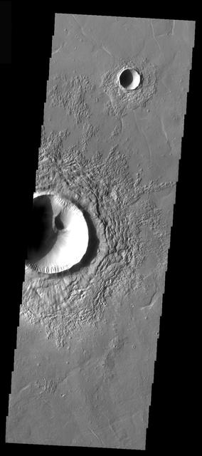 NASA image: Eroded Ejecta