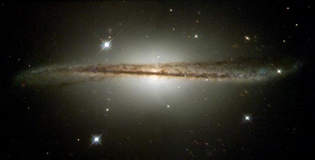 NASA image: Edge-on Galaxy