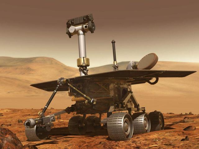 Artist concept of NASA Artist concept of Mars Exploration Rover MER from December, 2002.  http://photojournal.jpl.nasa.gov/catalog/PIA04240