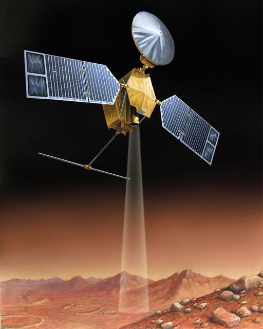 NASA image: Artist concept of Mars Reconnaissance Orbiter
