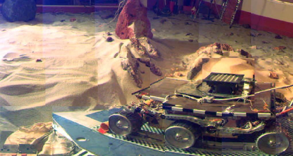 Marie Curie sits on the lander petal prior to deployment during the pre-launch Operations Readiness Test ORT 6. NASA Pathfinder, a low-cost Discovery mission, is the first of a new fleet of spacecraft that are planned to explore Mars.