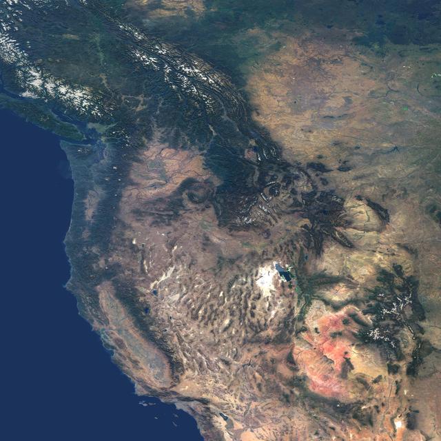 NASA image: Western United States and Southwestern Canada