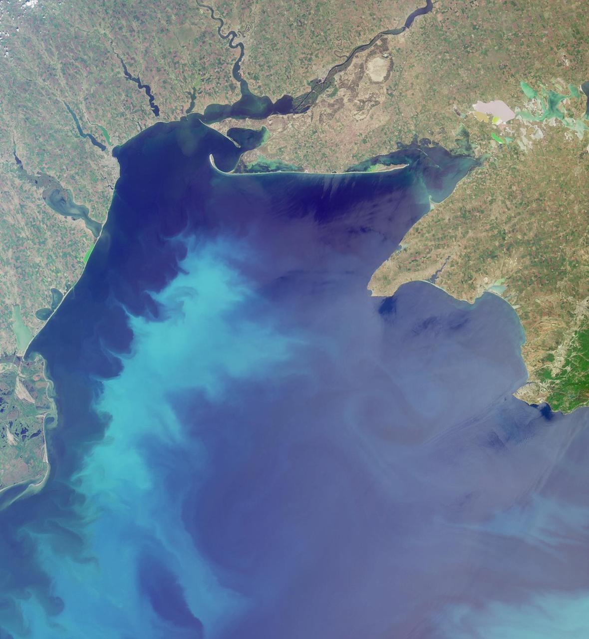 The Black Sea is shown in this MISR Mystery Quiz #19 captured by NASA Terra spacecraft.