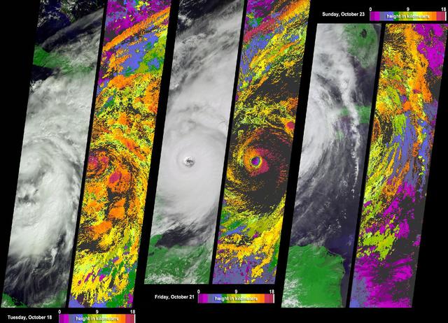 NASA image: Tracking Hurricane Wilma Across the Caribbean