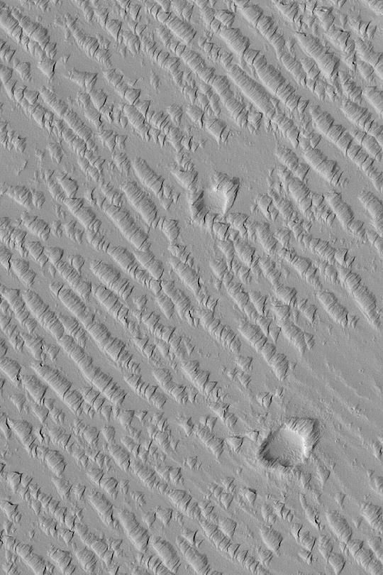 Wind-Eroded Terrain in Tharsis