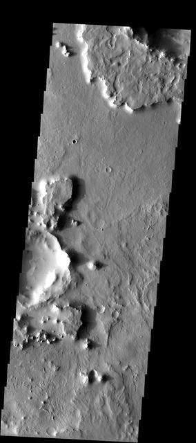 NASA image: Eroded Crater Ejecta