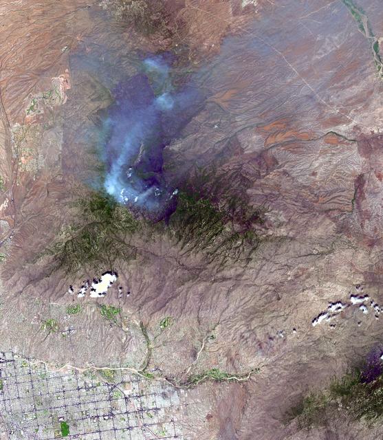 NASA image: Aspen Fire, Arizona