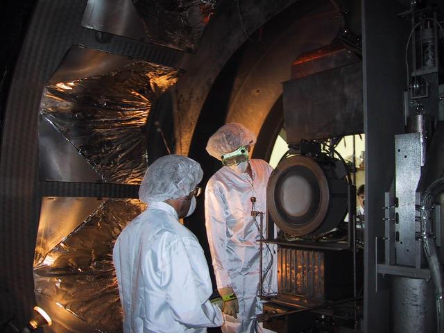 NASA image: Spare Ion Engine Being Checked