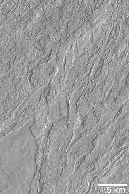 Olympus Mons Lava Flows