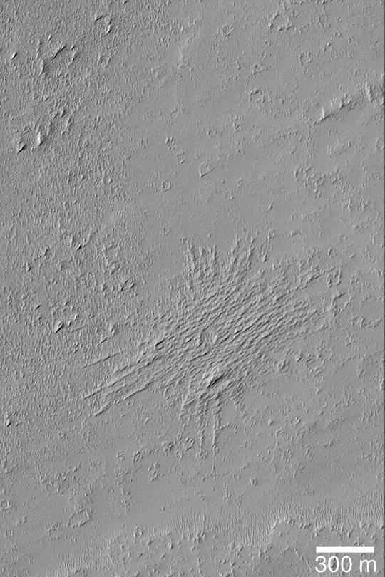 Pedestal Crater and Yardangs