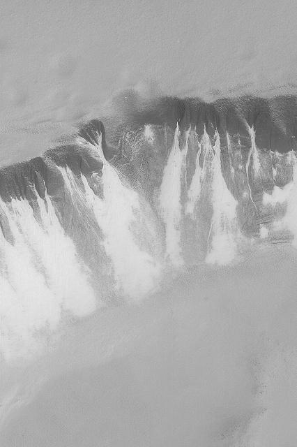 NASA image: Defrosting South Polar Slope