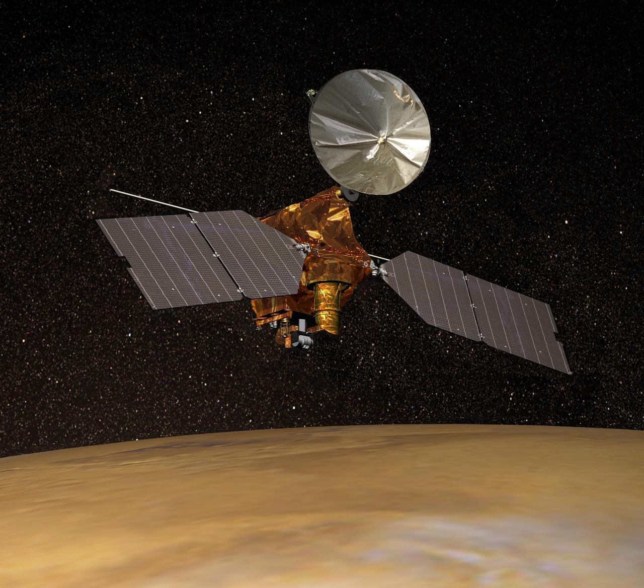 Artist Concept of Mars Reconnaissance Orbiter