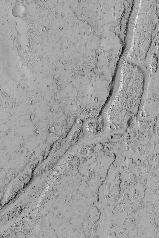 Valley Near Phlegra Dorsa