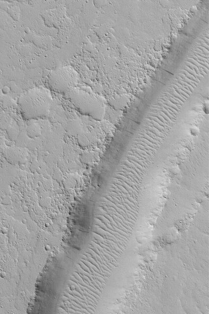 NASA image: Valley Near Nilus Chaos