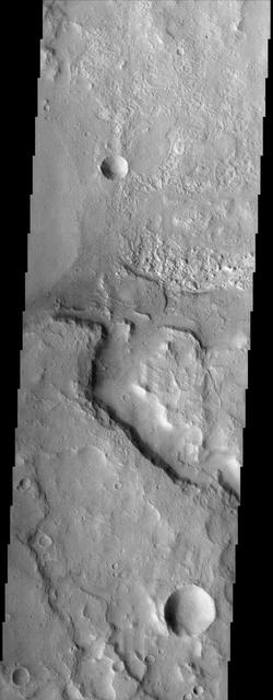 NASA image: Terra Sirenum Crater