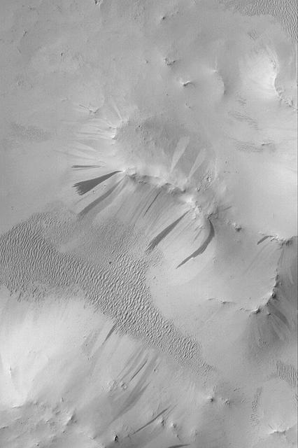 NASA image: Arabian Slope Streaks