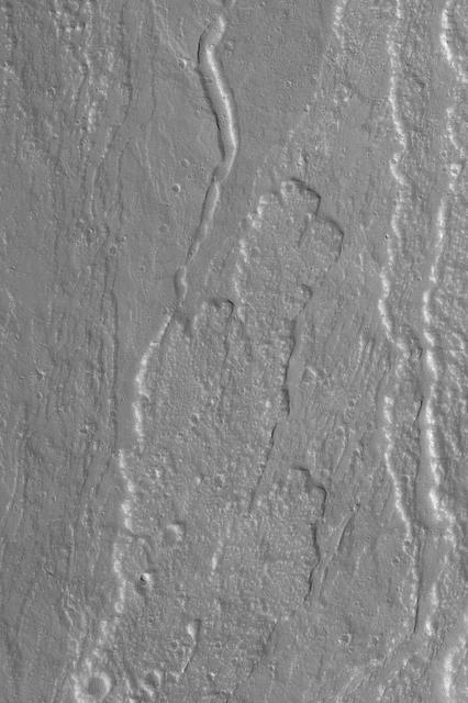 Olympus Mons Lava Flows
