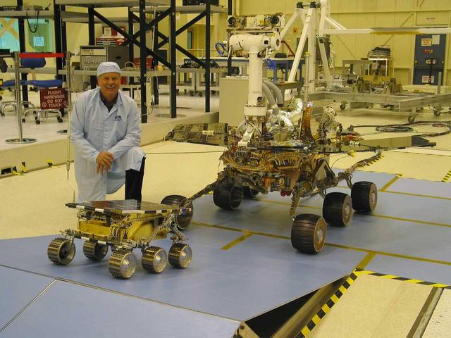 NASA image: Two Generations of Rovers