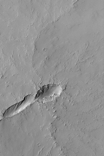 NASA image: Volcano Near Pavonis Mons