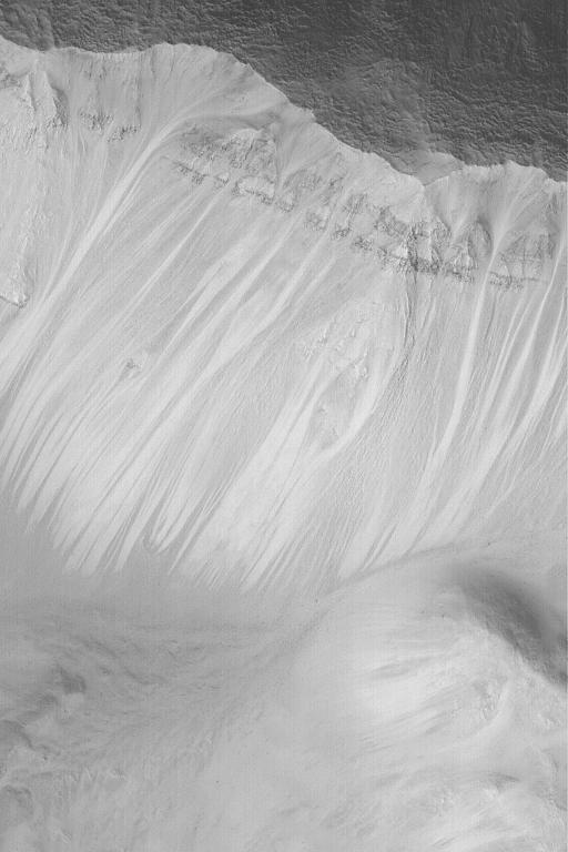 Layers in Crater Wall