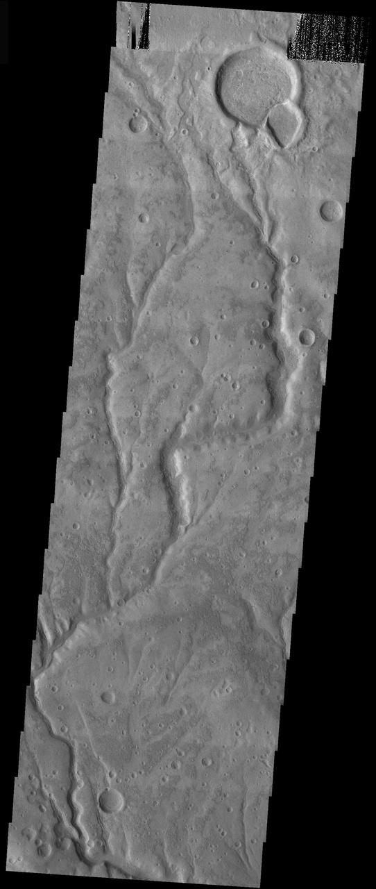 Filled Channels and Craters