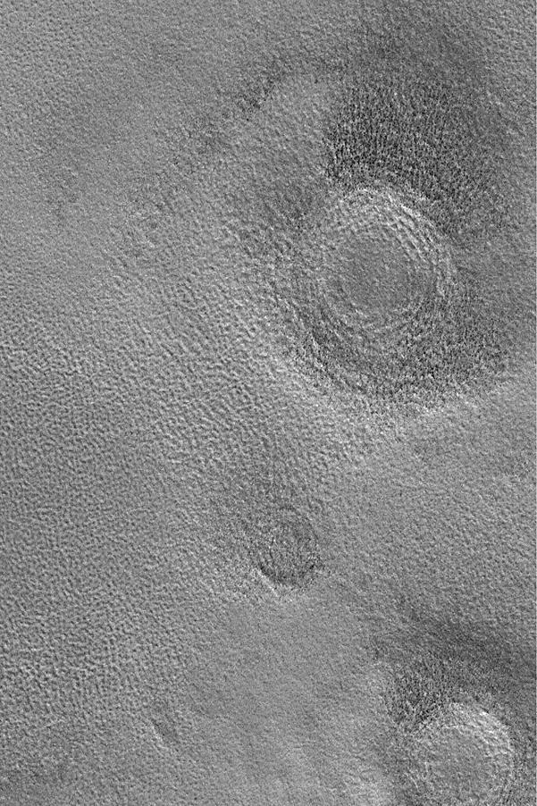 Northern Plains Buried Craters