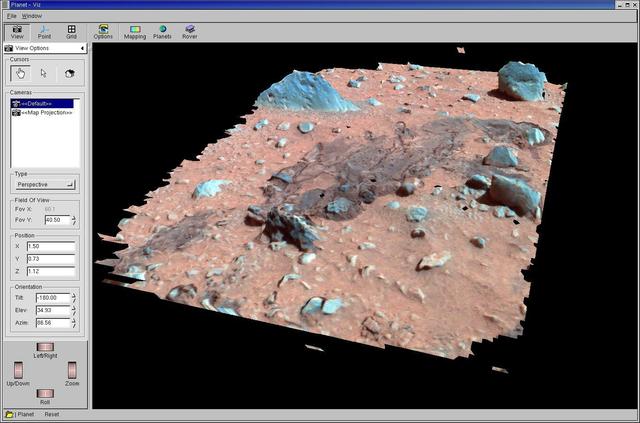 NASA image: Landing Trail in 3-D