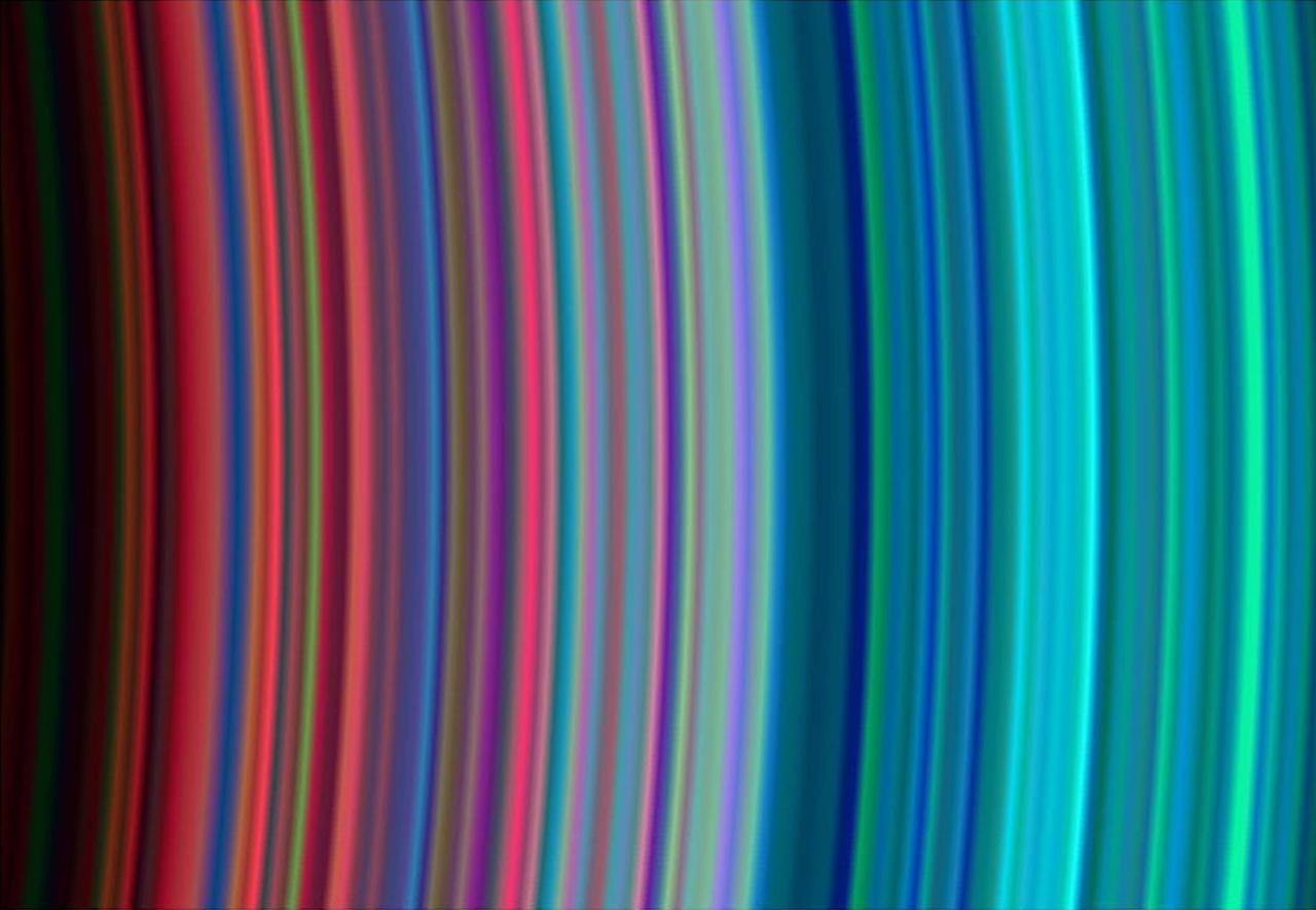 Saturn C and B Rings From the Inside Out