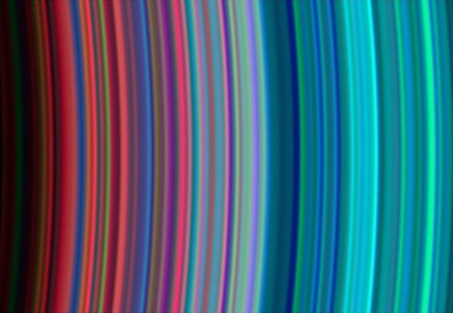 NASA image: Saturn C and B Rings From the Inside Out