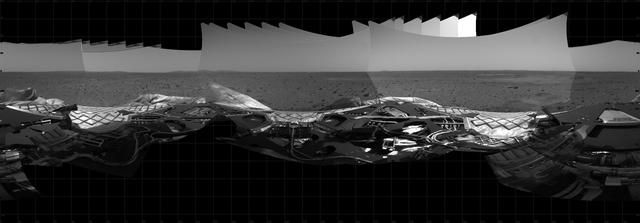 Panoramic View of Lander During Turn