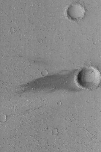 NASA image: Daedalia Wind Streak